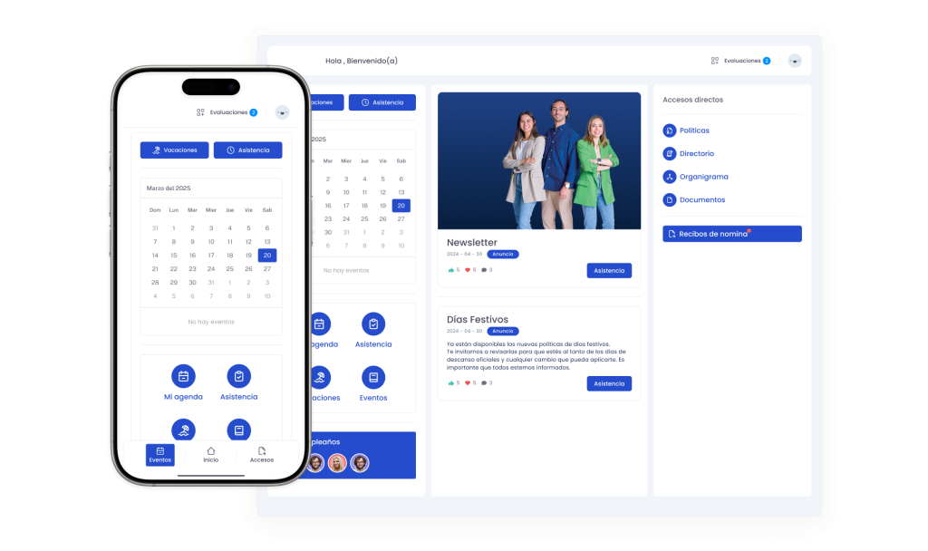Pantalla principal de Fleet destacando su solución de inteligencia artificial para la gestión de talento