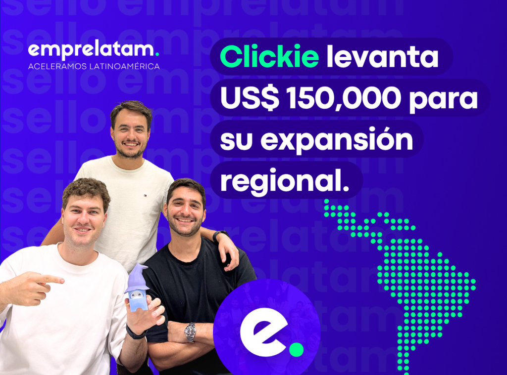 Tomás Dáscola (CEO), Gonzalo Alegre (CTO) e Ignacio Turelli (CMO)